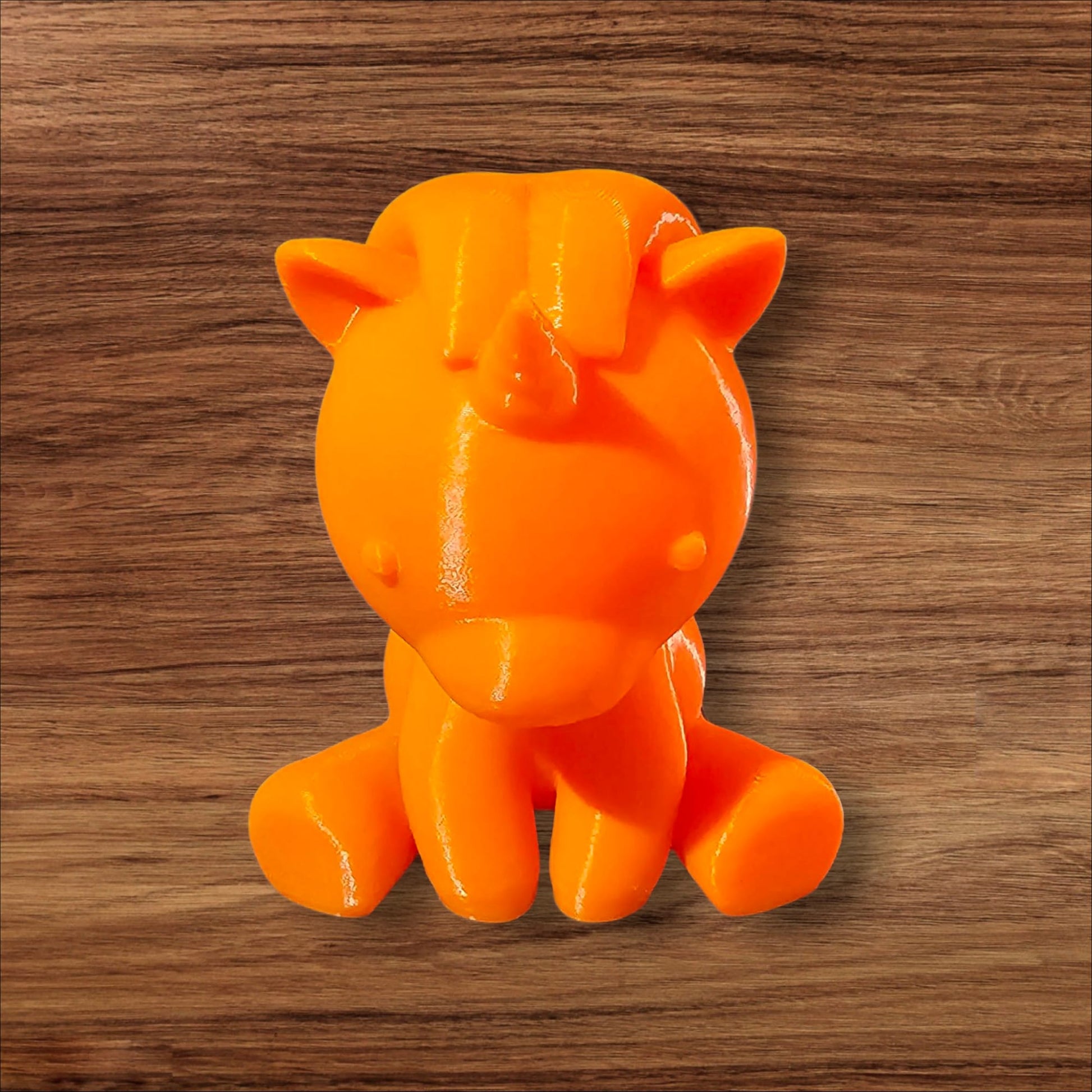 3D gedruckte Einhorn Figur