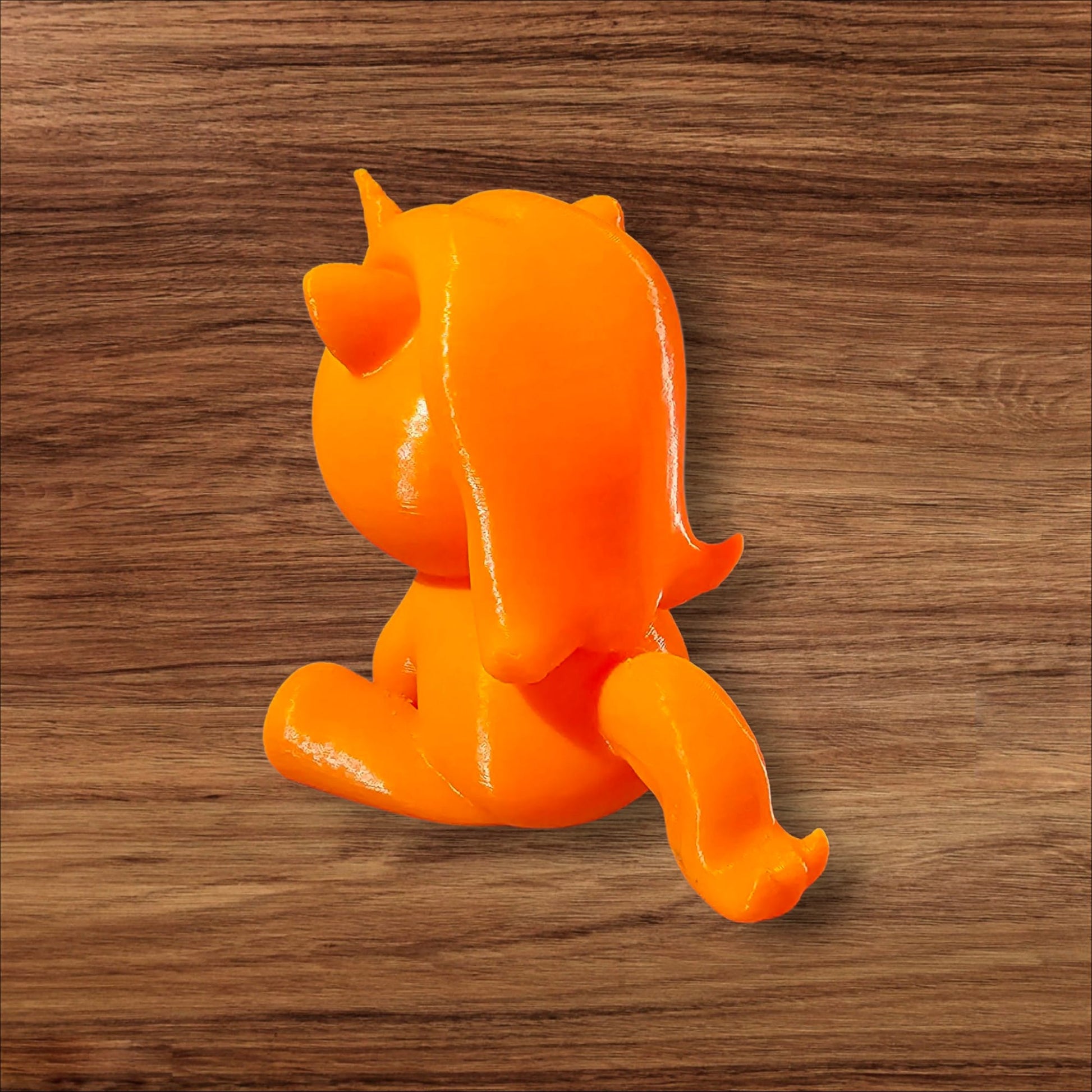 3D gedruckte Einhorn Figur