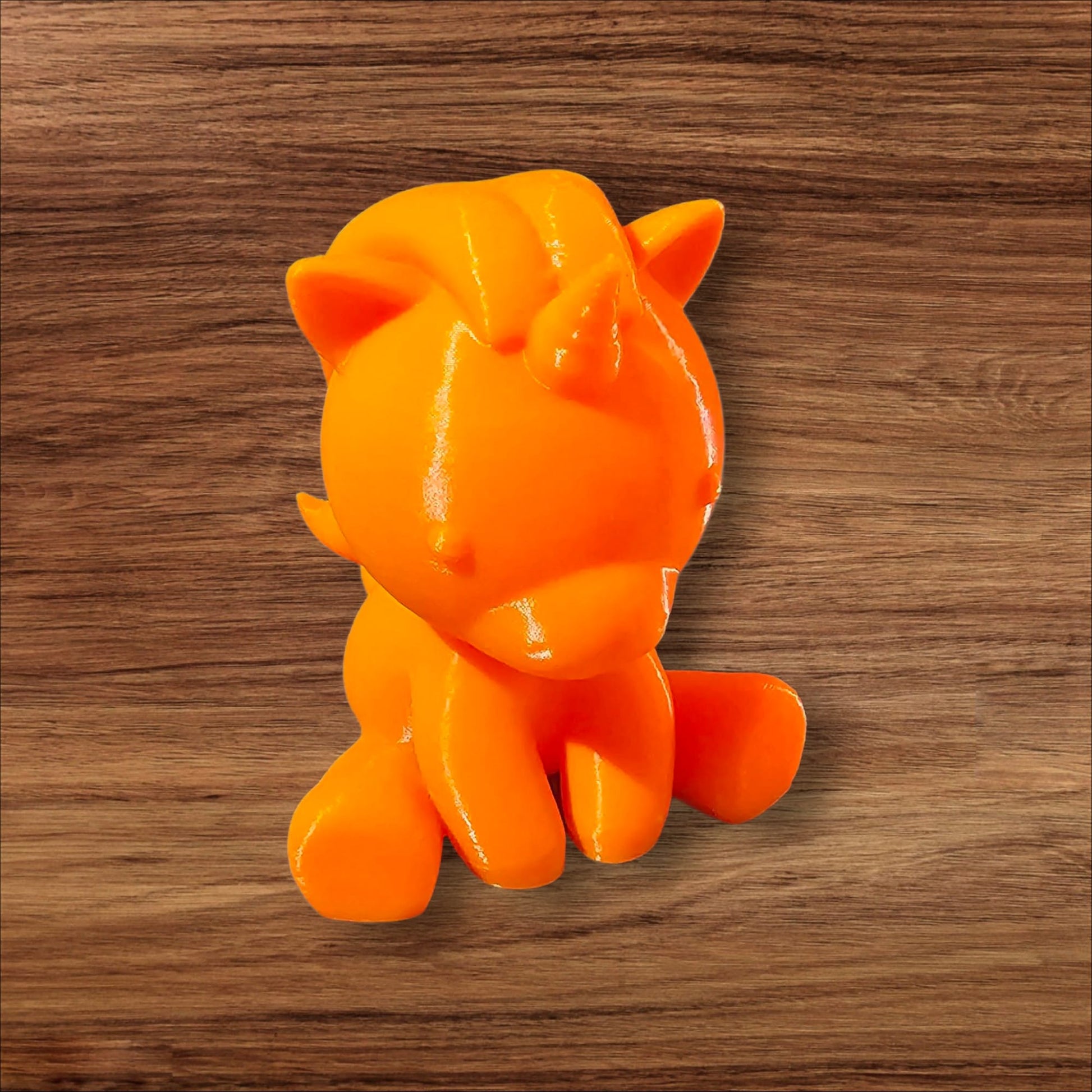 3D gedruckte Einhorn Figur