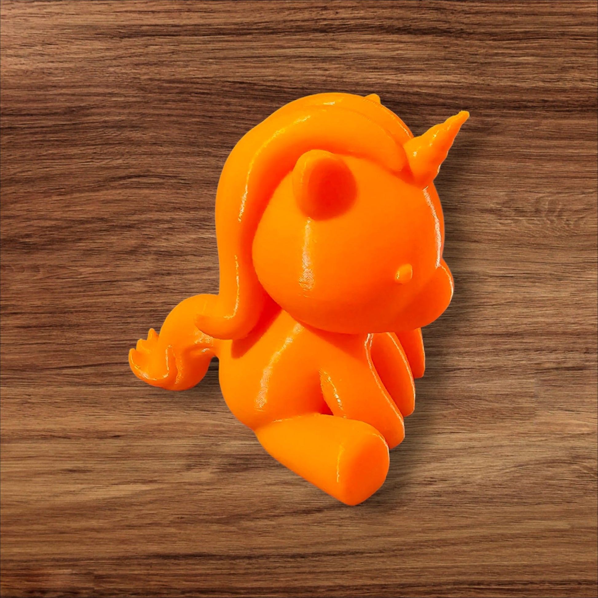 3D gedruckte Einhorn Figur