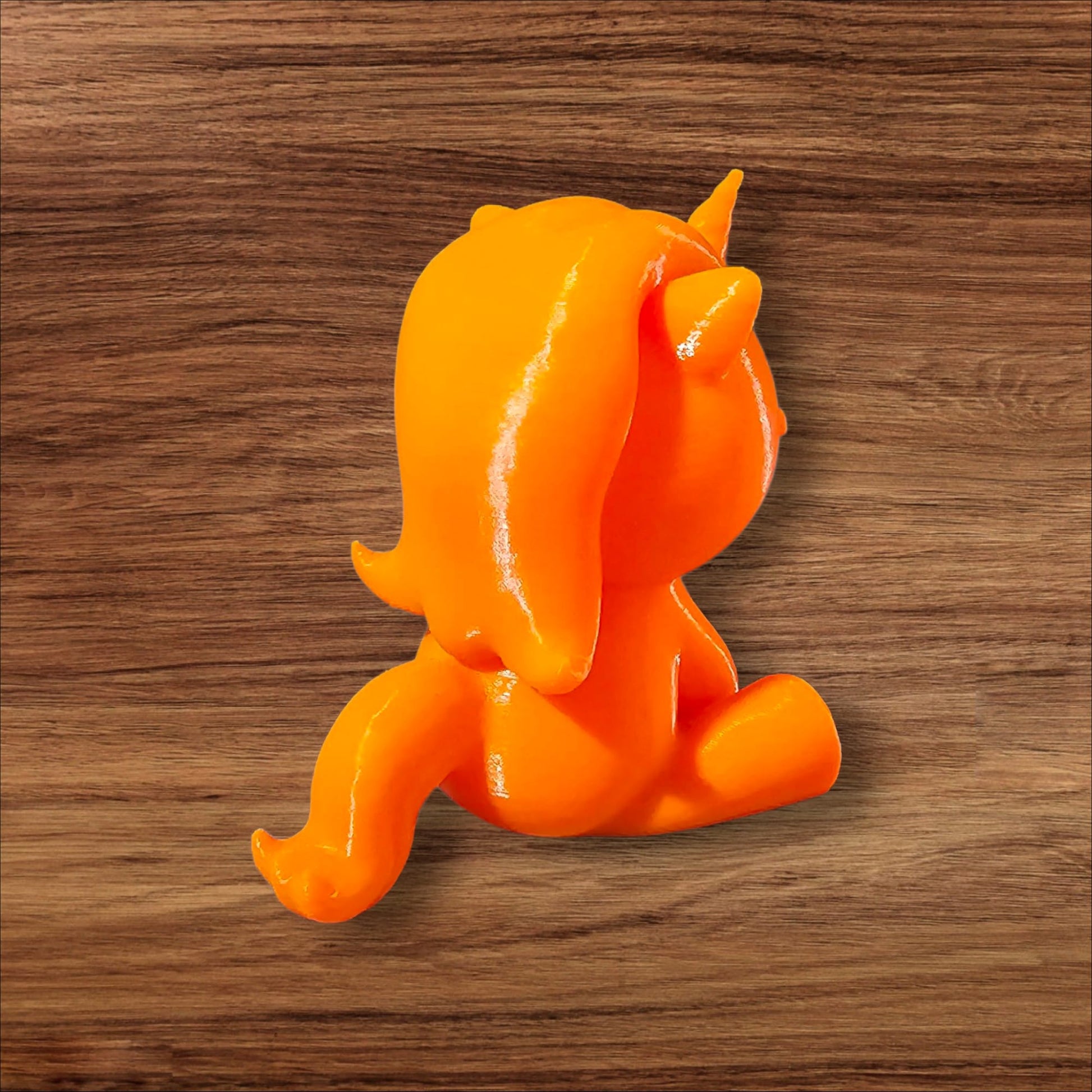 3D gedruckte Einhorn Figur