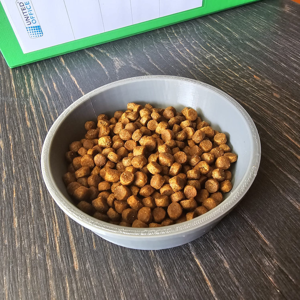 Personal. Katze & Kleintier Napf PETG 115mm Ø – 3D-gedruckt – Wunschname/Motiv – viele Farben – Futter/Wasser Schale