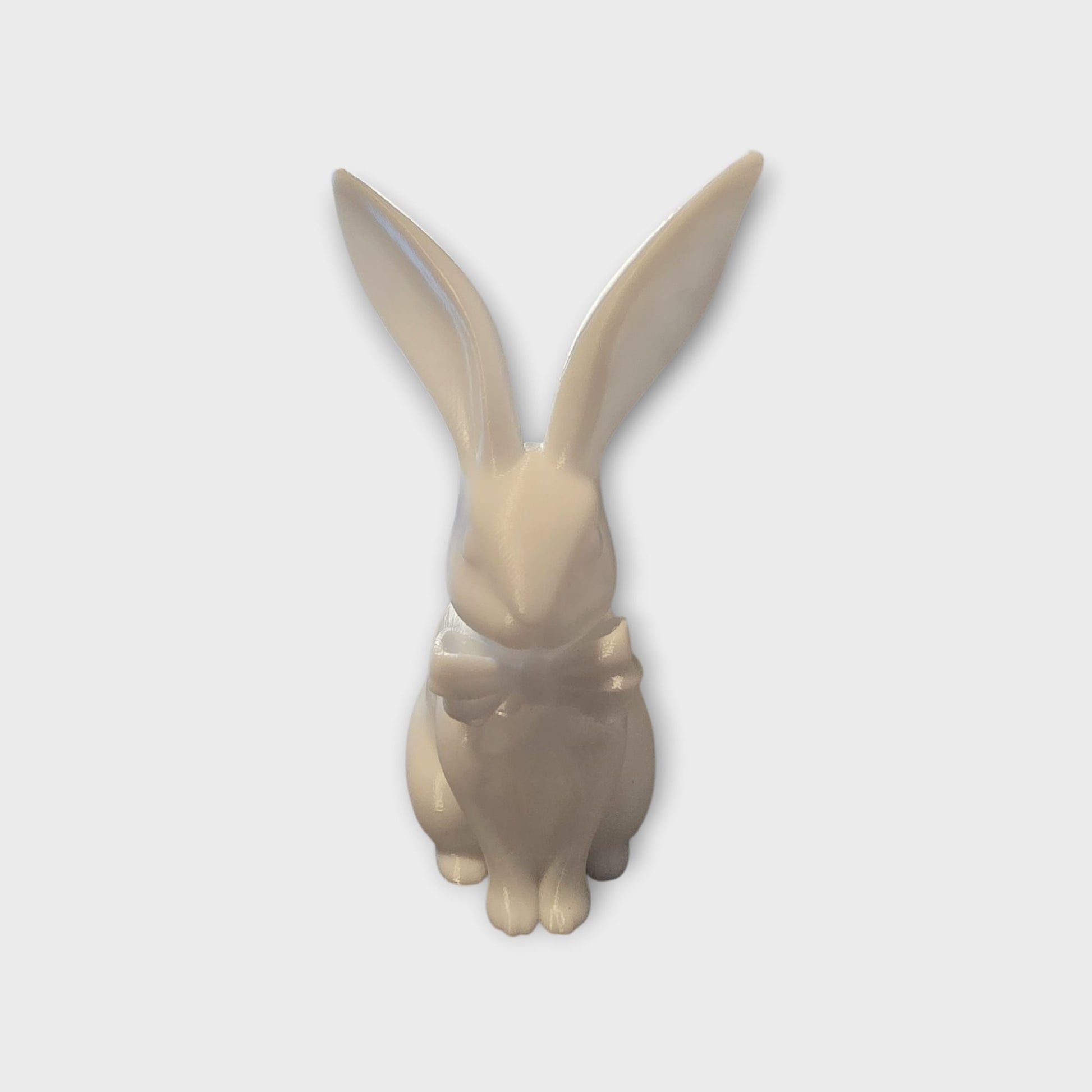 3D‑gedruckter Osterhase aus PETG – Dekofigur in Wunschfarbe oder handbemalt – 6,8 x 9,1 x 13,8 cm