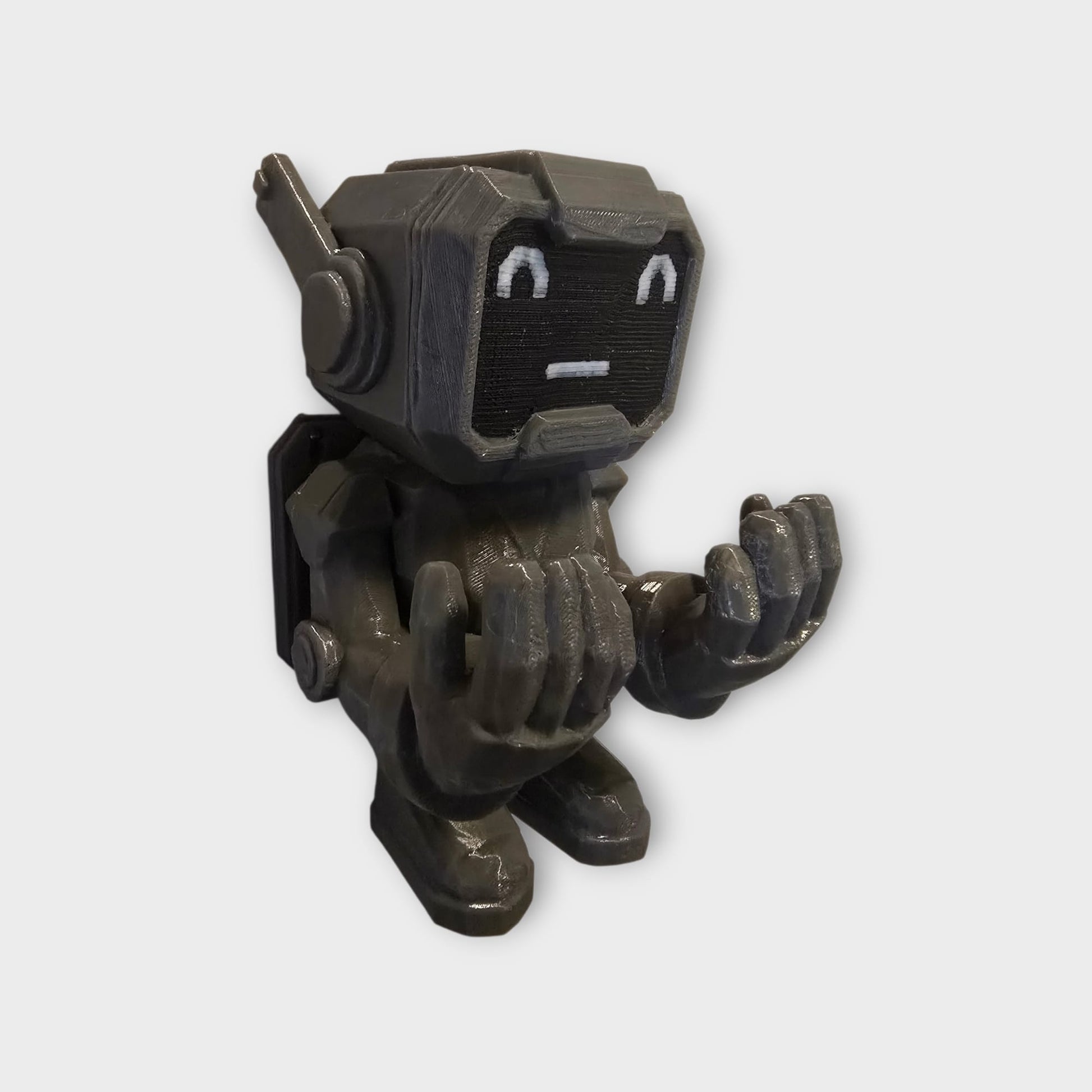 Roboter Kopfhörerhalterung für die Wand – Stabiles PETG Gaming Headset Halter Design – Einzigartiges Gamer Setup Zubehör & Deko