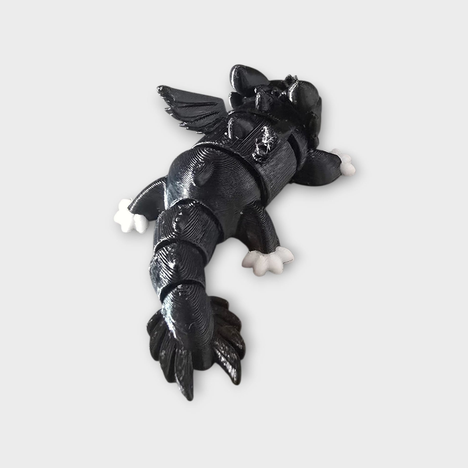 Flexibler Toothless/Ohnezahn Drache aus PETG – Artikulierter 3D‑Druck mit beweglichen Segmenten für Fans & Sammler