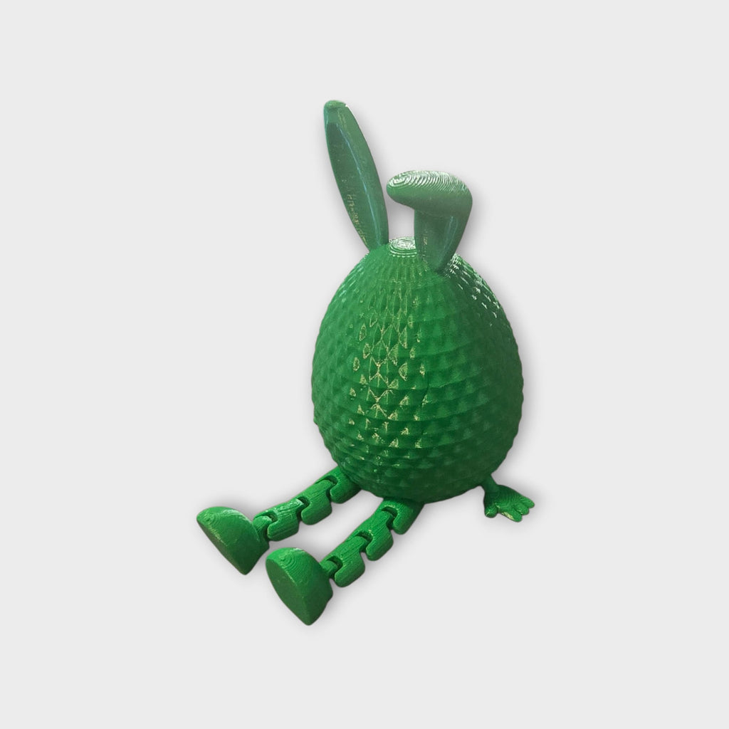 3D‑gedrucktes PETG Osterei – mit/ohne Ohren, viele Farben & Größen