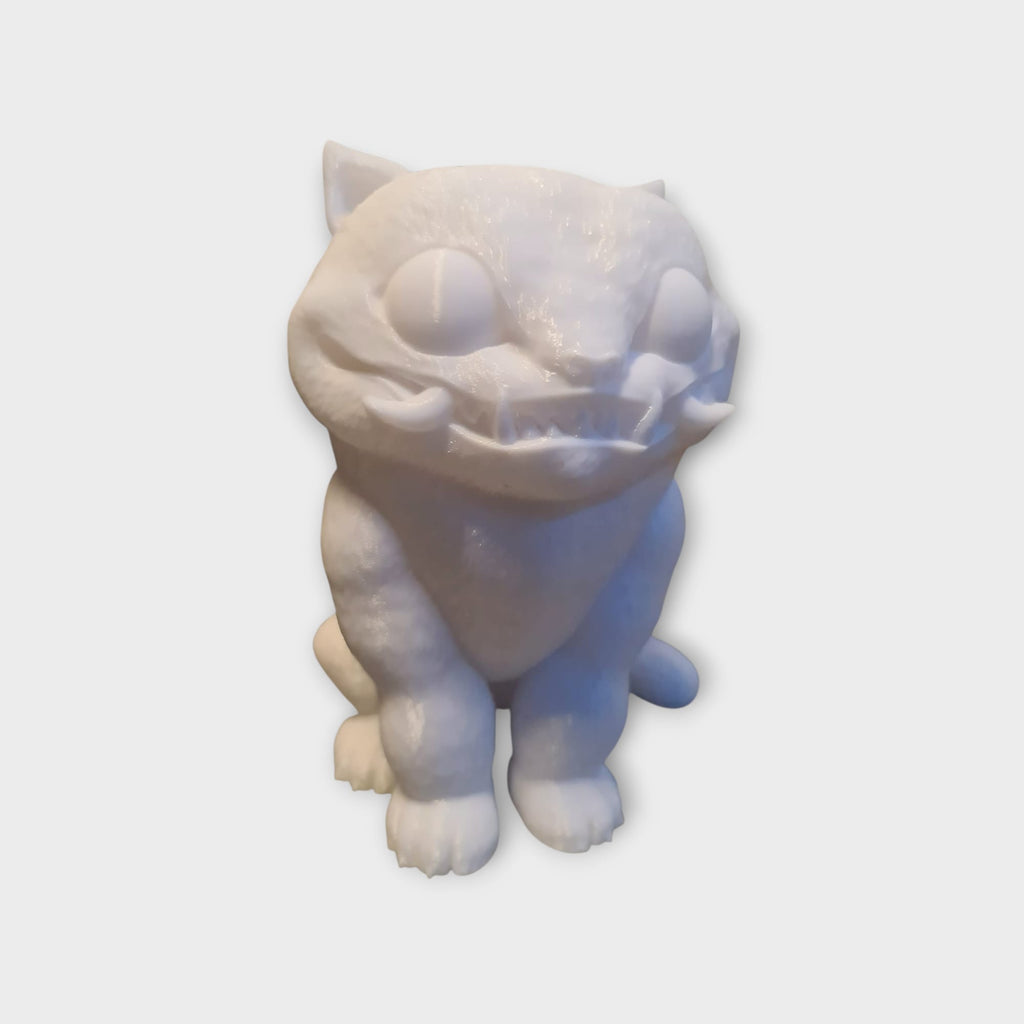 Derpy Tiger Figur – Kpop Dämonenjäger 3D Druck – Blaues Tiger Maskottchen in 3 Größen - Einfarbig