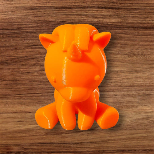 3D gedruckte Einhorn Figur