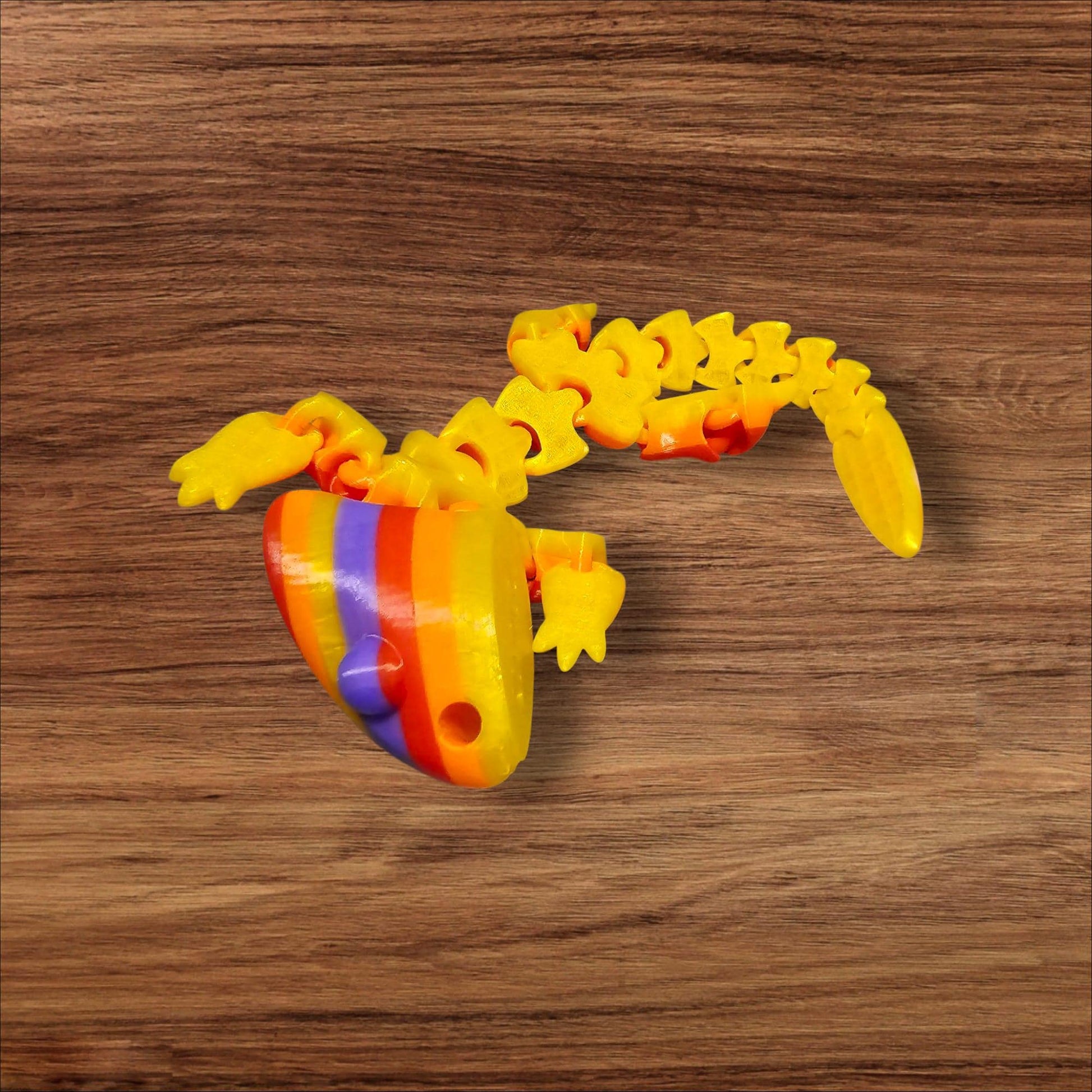 Flexibler Drachen Schlüsselanhänger