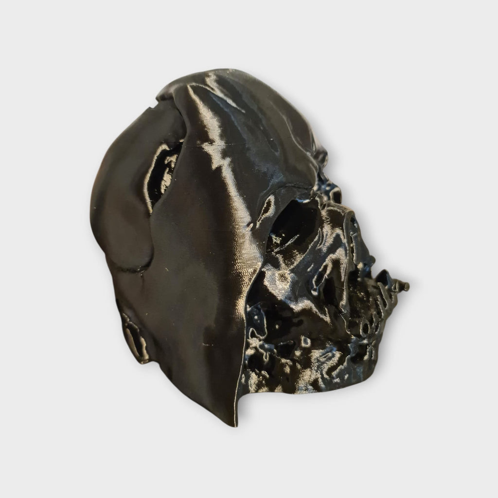 Star Wars Darth Vader Helm Geschmolzen - 3D Druck Replika Sammlerstück - Sci-Fi Prop Dekor & Geschenk für Fans -Handgefertigte Maske Schwarz